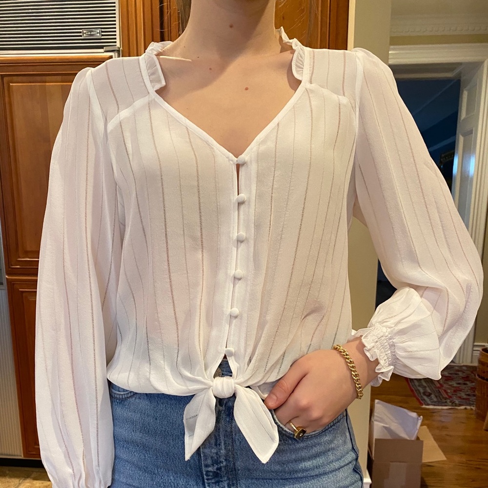 Intermix white blouse - NWT